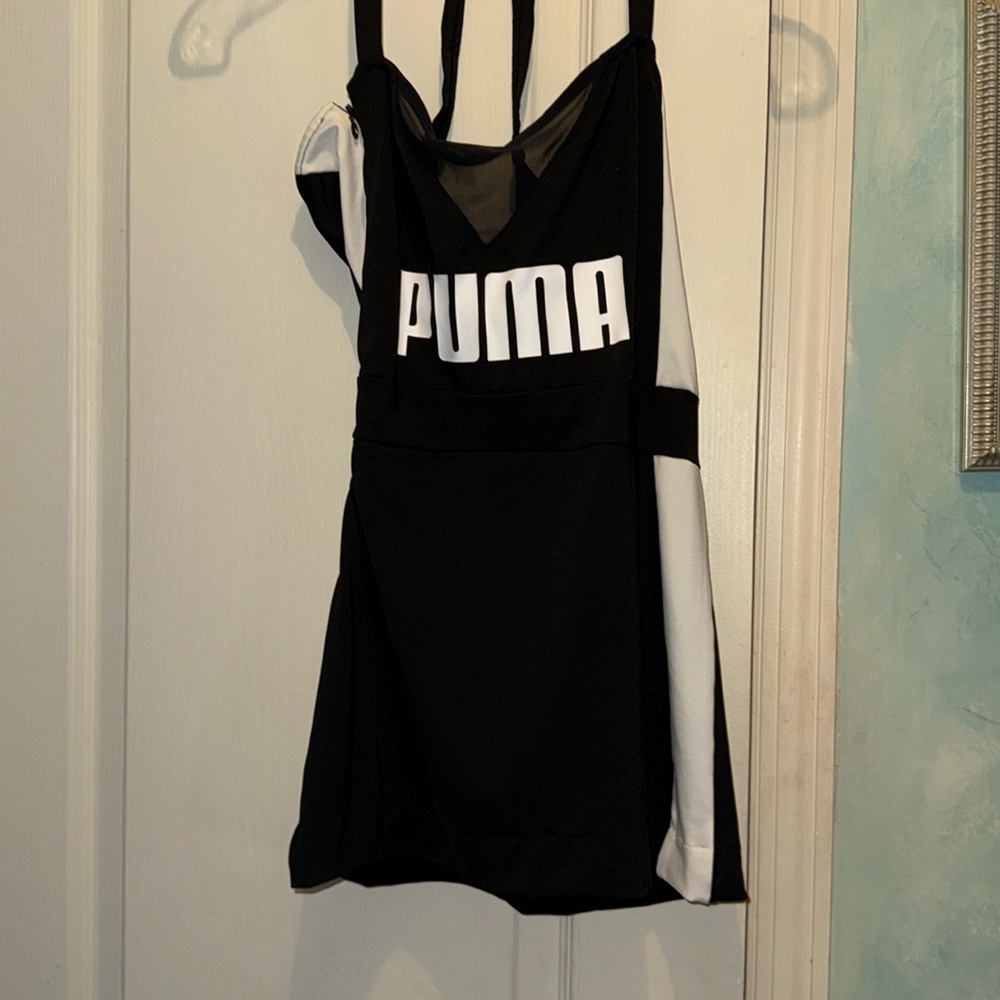 New puma tennis dress size S P with mesh in the front and back